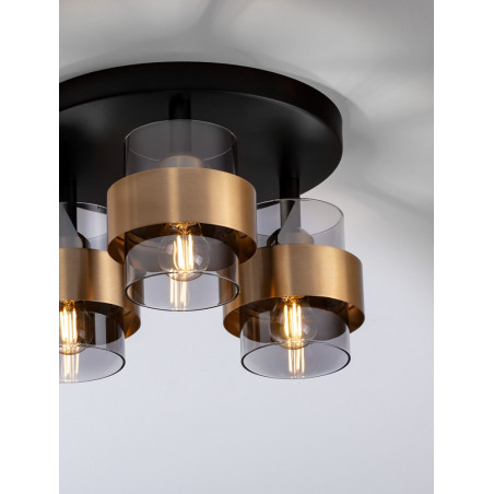 Plafon szklany glamour Nanno III | Decolab24