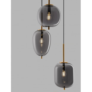 Lampa Wisząca Szklana Tamo | Glamour, E27 - Decolab24