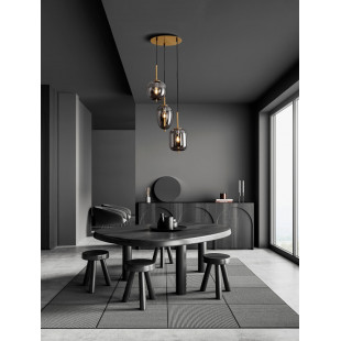 Lampa Wisząca Szklana Tamo | Glamour, E27 - Decolab24