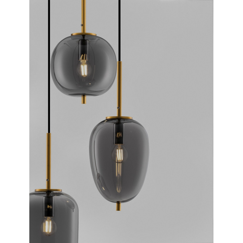 Lampa Wisząca Szklana Tamo | Glamour, E27 - Decolab24