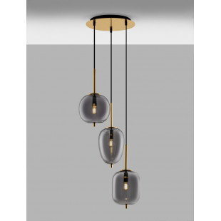 Lampa Wisząca Szklana Tamo | Glamour, E27 - Decolab24
