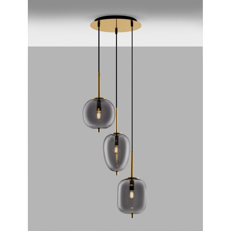 Lampa Wisząca Szklana Tamo | Glamour, E27 - Decolab24