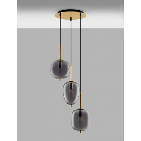 Lampa Wisząca Szklana Tamo | Glamour, E27 - Decolab24
