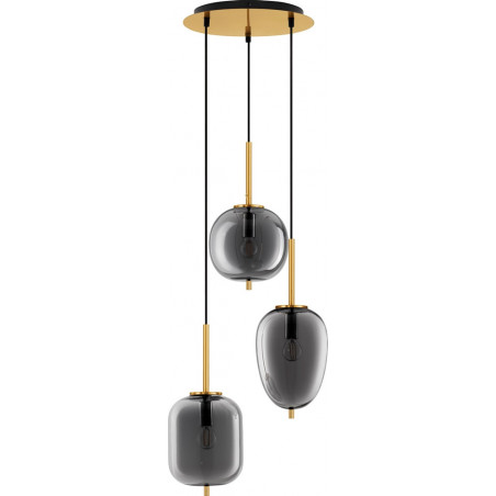 Lampa Wisząca Szklana Tamo | Glamour, E27 - Decolab24