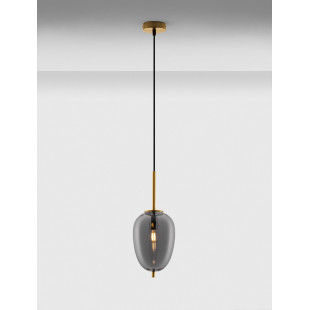 Lampa wisząca szklana Tamo - E27, styl glamour | Decolab24