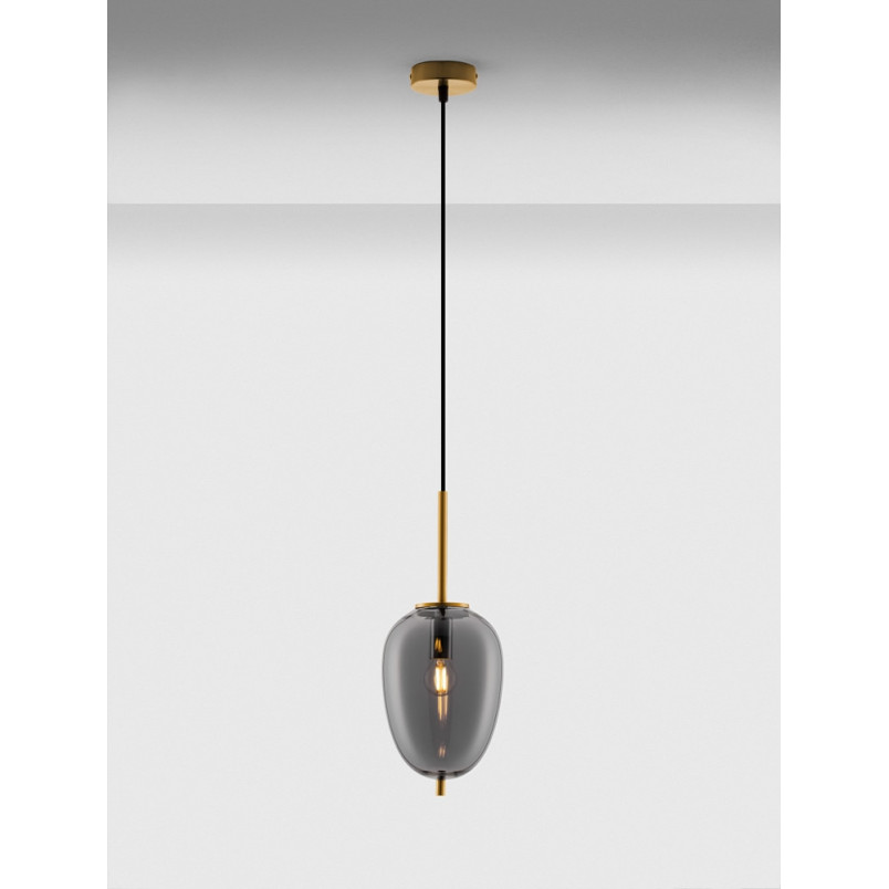 Lampa wisząca szklana Tamo - E27, styl glamour | Decolab24
