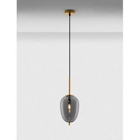 Lampa wisząca szklana Tamo - E27, styl glamour | Decolab24