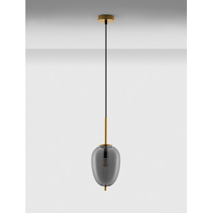 Lampa wisząca szklana Tamo - E27, styl glamour | Decolab24