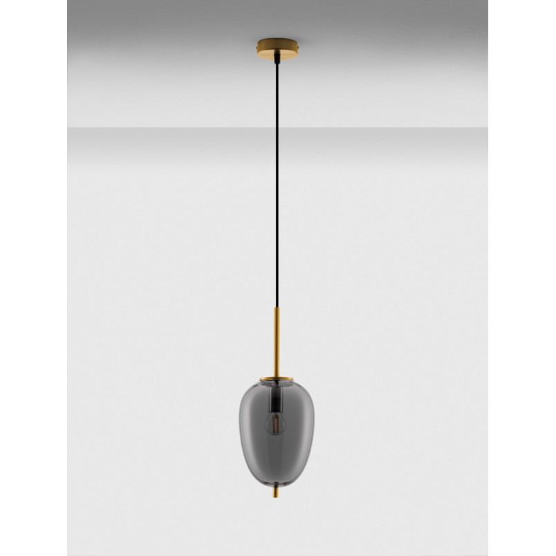 Lampa wisząca szklana Tamo - E27, styl glamour | Decolab24