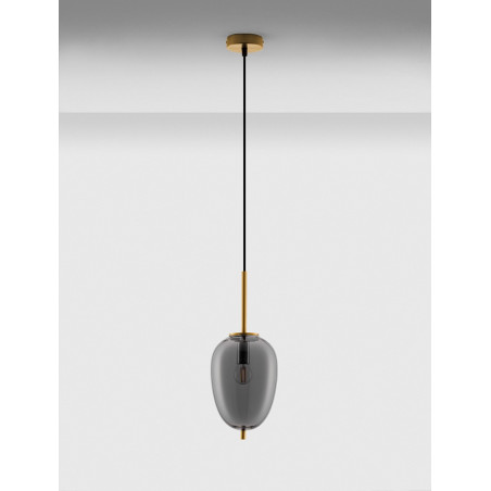 Lampa wisząca szklana Tamo - E27, styl glamour | Decolab24