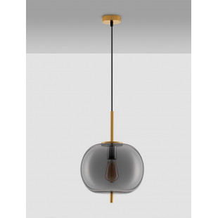 Lampa wisząca szklana Tamo | Glamour, Dymione Szkło, E27