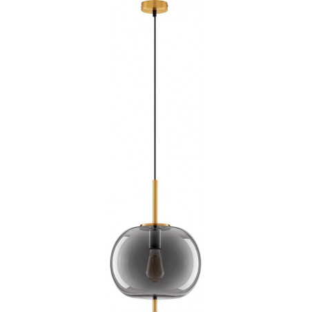 Lampa wisząca szklana Tamo | Glamour, Dymione Szkło, E27