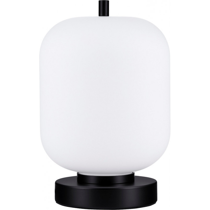 Lampa stołowa szklana Tamo | Biało-czarna | Decolab24