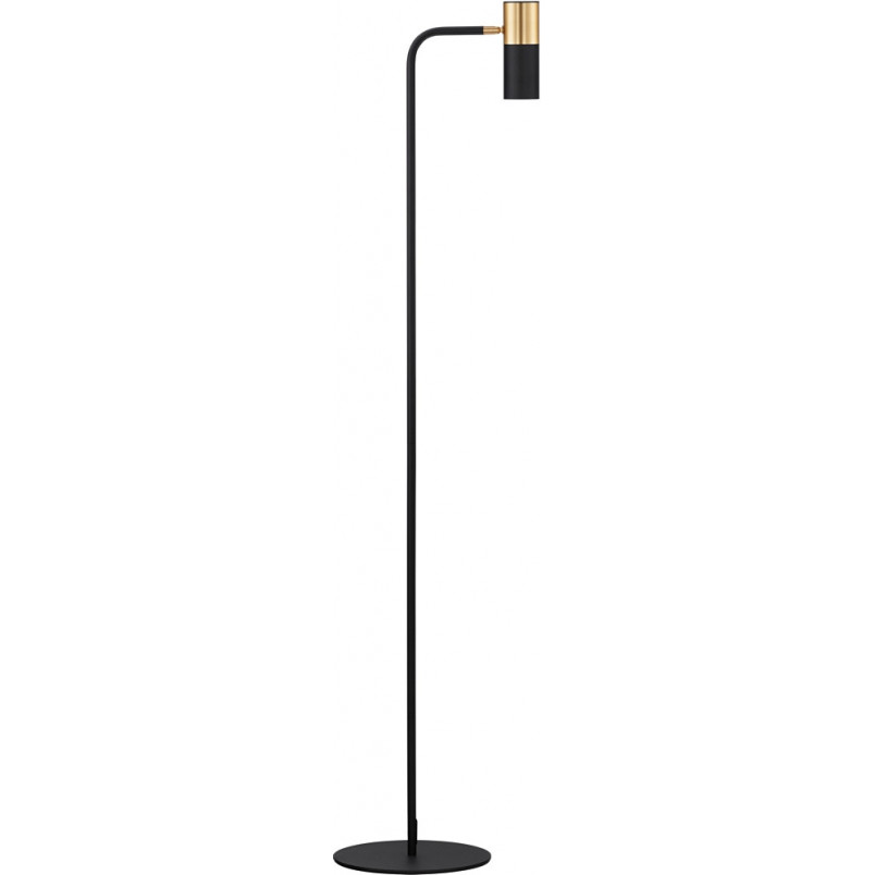 Lampa podłogowa czarna Nikola | Minimalistyczny design - Decolab24