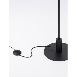 Lampa podłogowa 2 punktowa minimalistyczna Koshima LED czarna