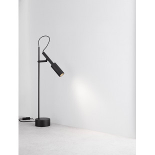 Lampa biurkowa minimalistyczna Koshima LED czarna | Decolab24