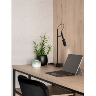 Lampa biurkowa minimalistyczna Koshima LED czarna | Decolab24