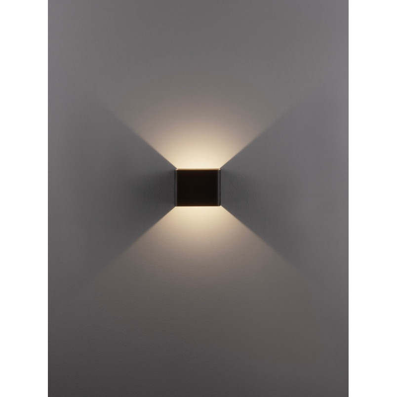 Kinkiet LED Kostka Fusion Czarny | Decolab24