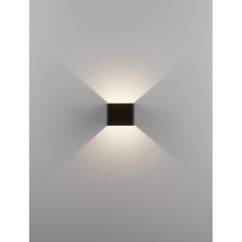 Kinkiet LED Kostka Fusion Czarny | Decolab24