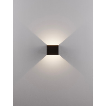 Kinkiet LED Kostka Fusion Czarny | Decolab24