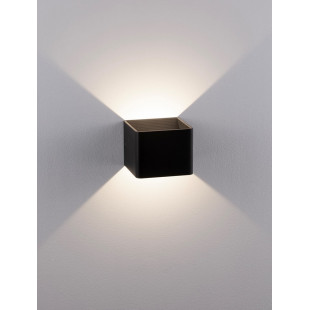 Kinkiet LED Kostka Fusion Czarny | Decolab24