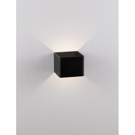 Kinkiet LED Kostka Fusion Czarny | Decolab24