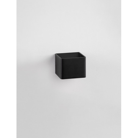 Kinkiet LED Kostka Fusion Czarny | Decolab24