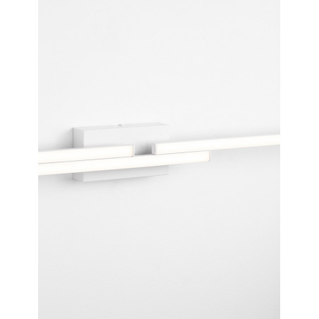 Kinkiet LED Modernos do łazni | Biały, IP44 | Decolab24