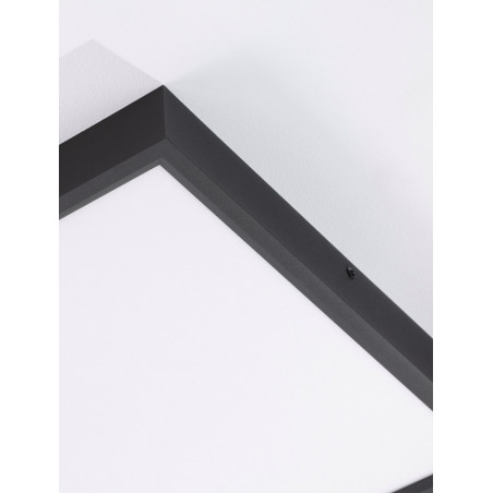 Plafon LED Danai Czarny 40x40 - Eleganckie Oświetlenie