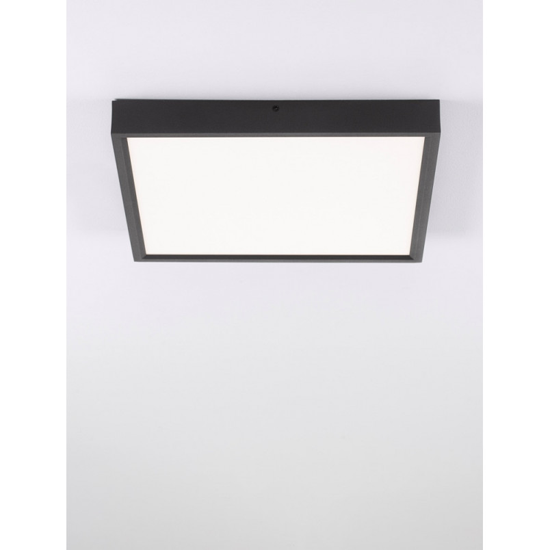 Plafon LED Danai Czarny 40x40 - Eleganckie Oświetlenie