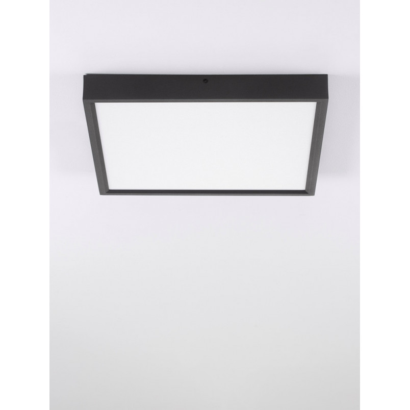 Plafon LED Danai Czarny 40x40 - Eleganckie Oświetlenie