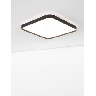 Plafon Iraklis LED czarny 48x48 - Nowoczesne oświetlenie