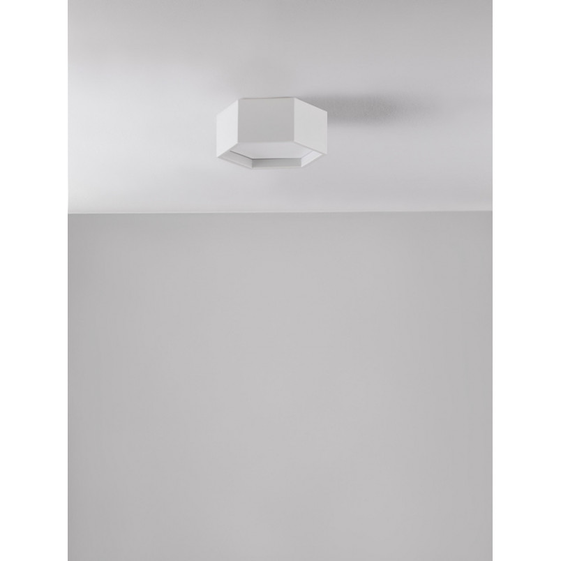 Plafon LED Heksagon Leoni 25cm - Nowoczesne Oświetlenie