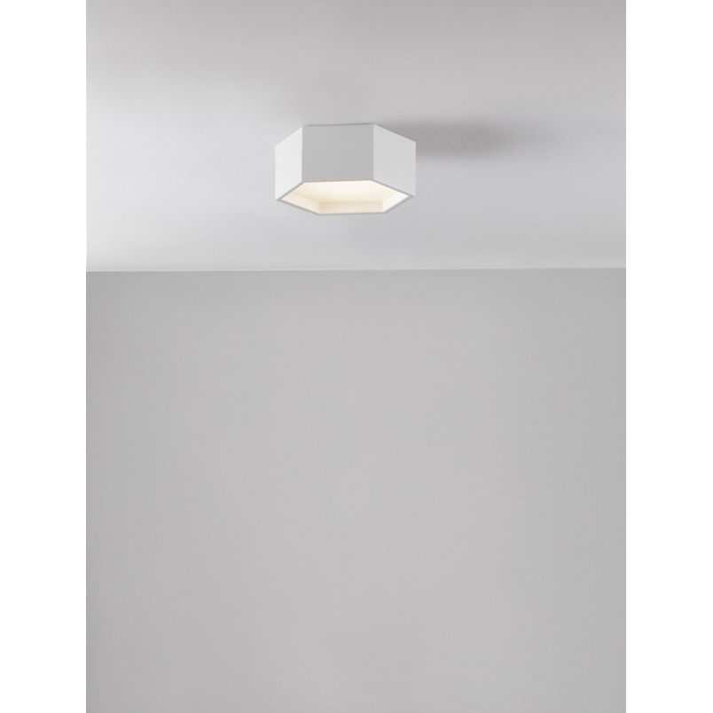 Plafon LED Heksagon Leoni 25cm - Nowoczesne Oświetlenie