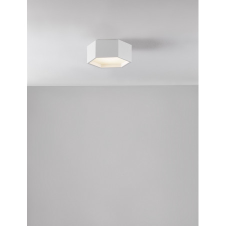 Plafon LED Heksagon Leoni 25cm - Nowoczesne Oświetlenie