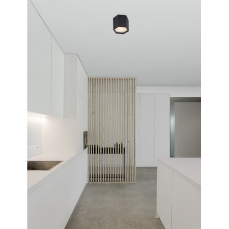 Lampa spot heksagon Leoni LED - nowoczesny design | Decolab24