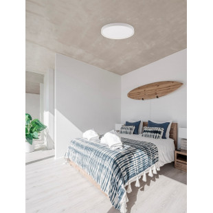 Plafon LED okrągły biały Simons 60cm - Ściemniacz | Decolab24