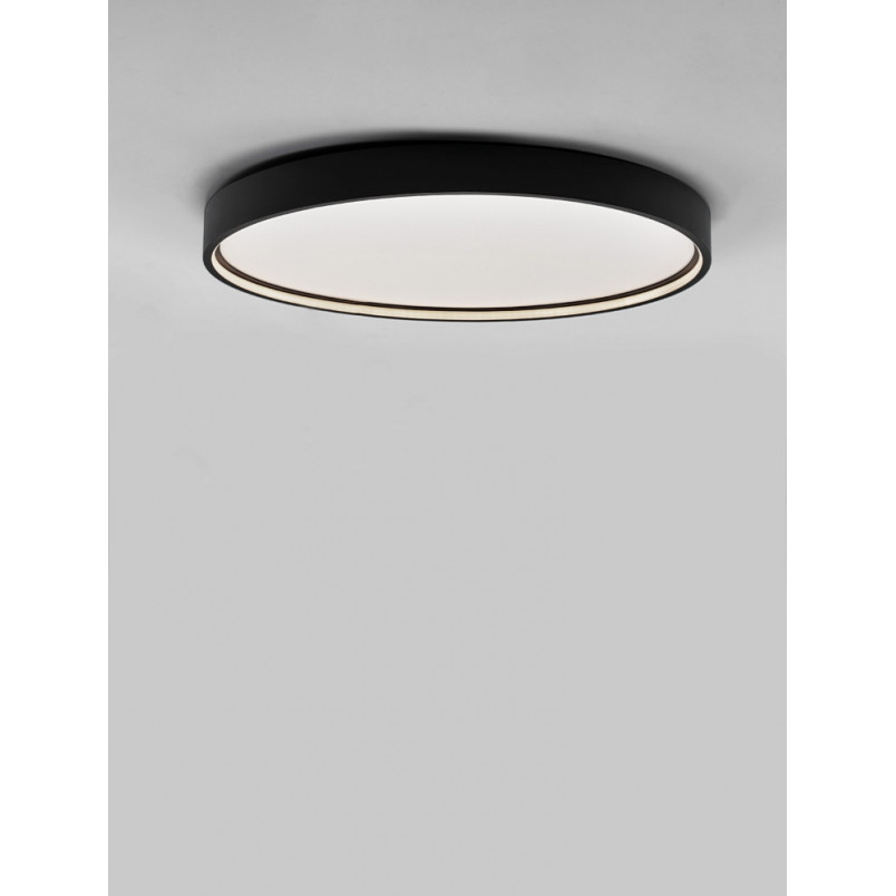 Plafon LED Simons 60cm Czarny - Ściemnialny | Decolab24