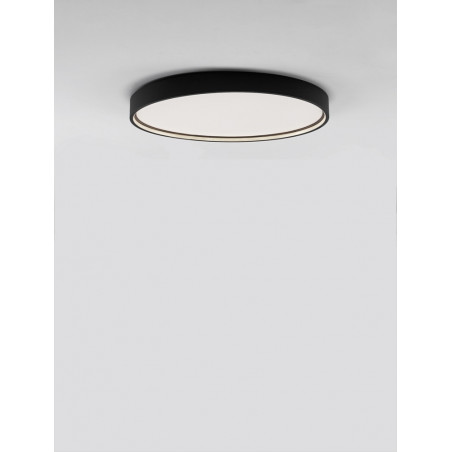 Plafon LED Simons 60cm Czarny - Ściemnialny | Decolab24