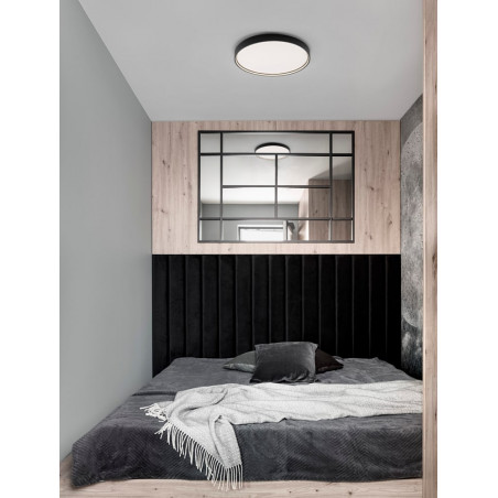 Plafon LED Simons 60cm Czarny - Ściemnialny | Decolab24