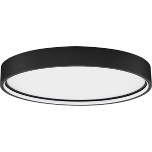 Plafon LED Simons Czarny 45cm - Oświetlenie do salonu
