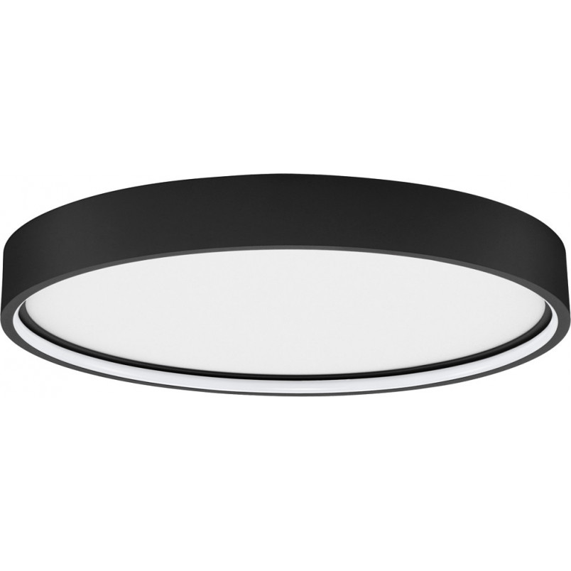 Plafon LED Simons Czarny 45cm - Oświetlenie do salonu