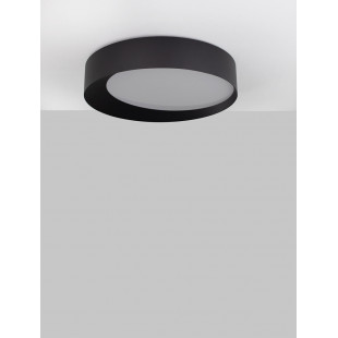 Plafon okrągły designerski Demon LED 60cm czarny