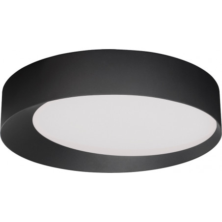 Plafon LED Demon: Designerski plafon okrągły czarny | Decolab24
