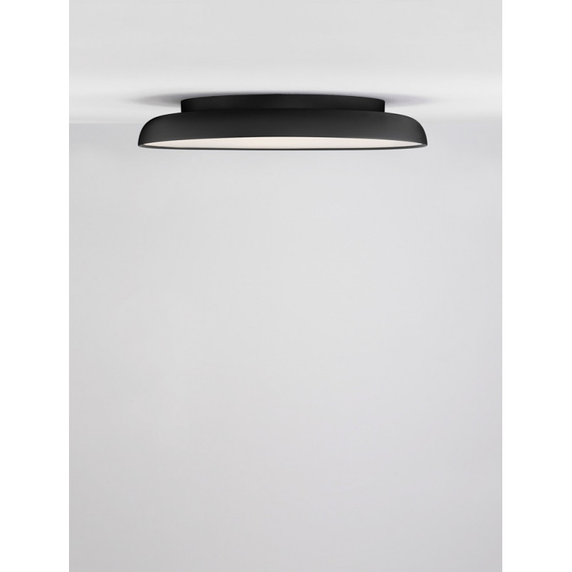 Plafon LED Marcus 60cm Czarny | Minimalistyczny Design