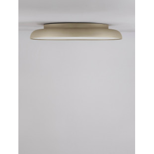 Plafon minimalistyczny z pilotem sterowania Marcus LED 45cm 3000K szampańskie złoto