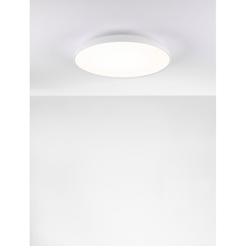 Plafon LED biały ściemniany Marcus 60cm - Decolab24