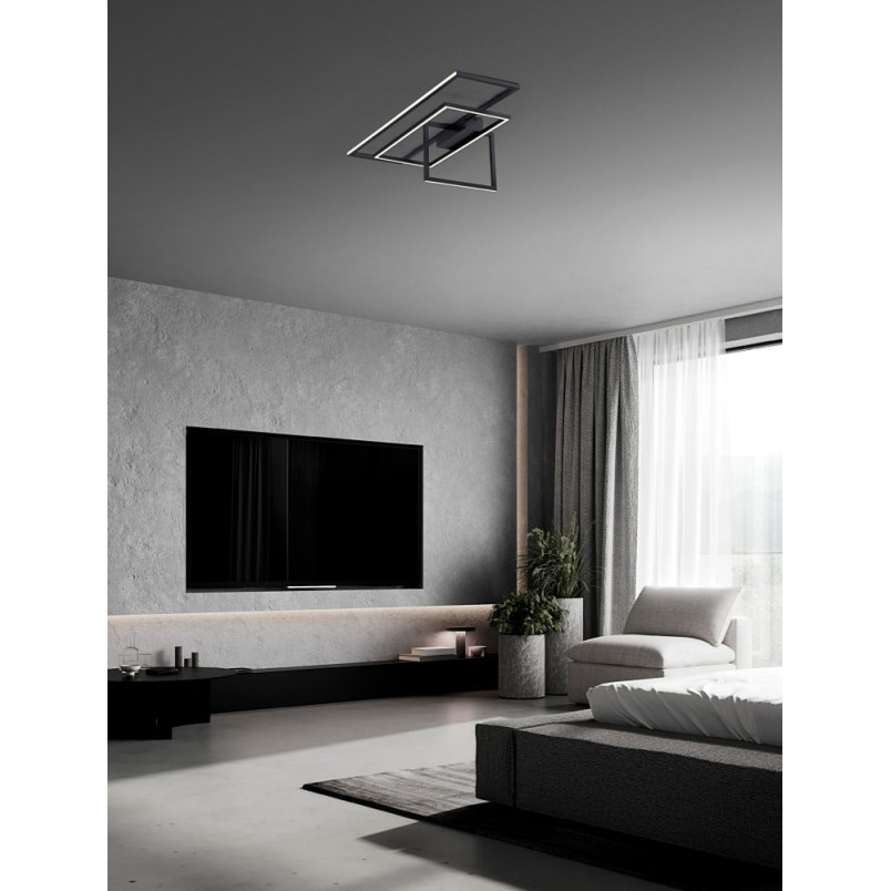 Plafon LED Gader 92cm | Nowoczesny, Ściemnialny | Decolab24