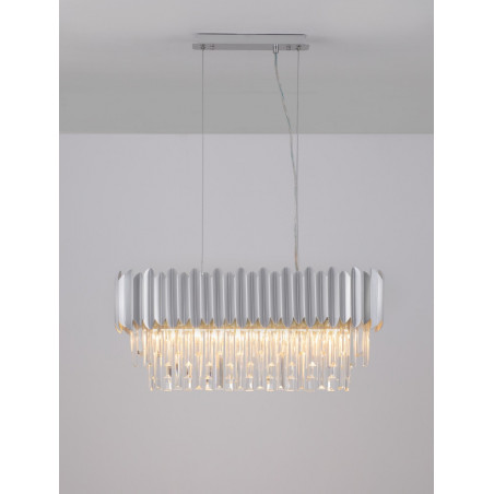 Żyrandol Kryształowy Glamour Solinero 70cm | Decolab24