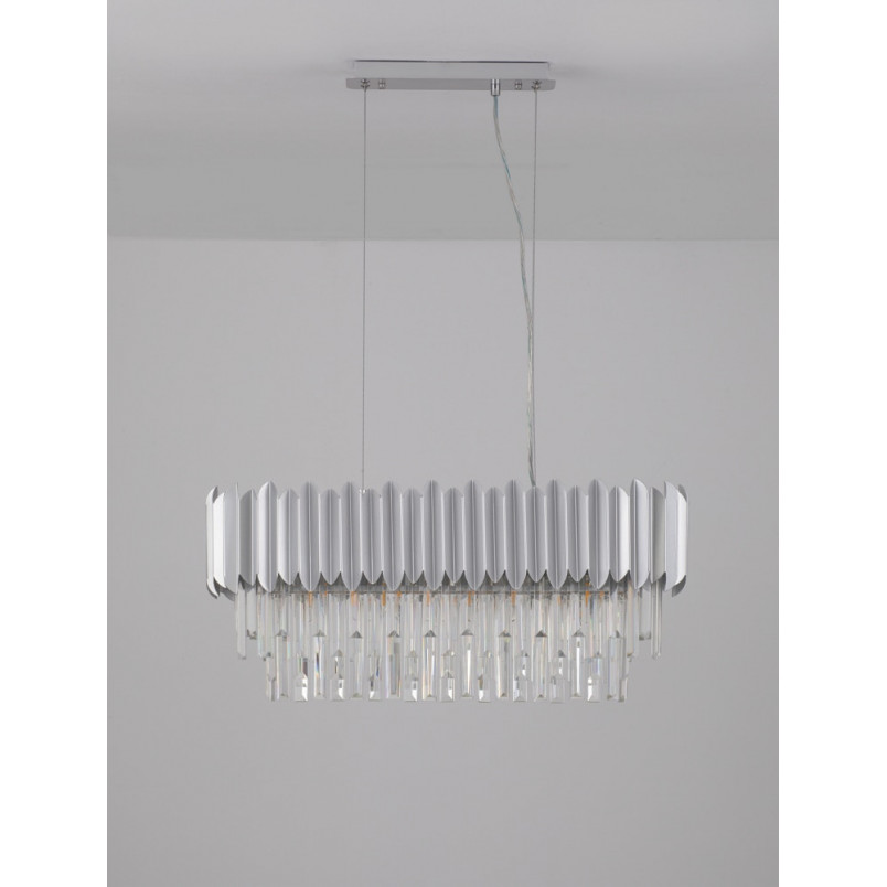 Żyrandol Kryształowy Glamour Solinero 70cm | Decolab24